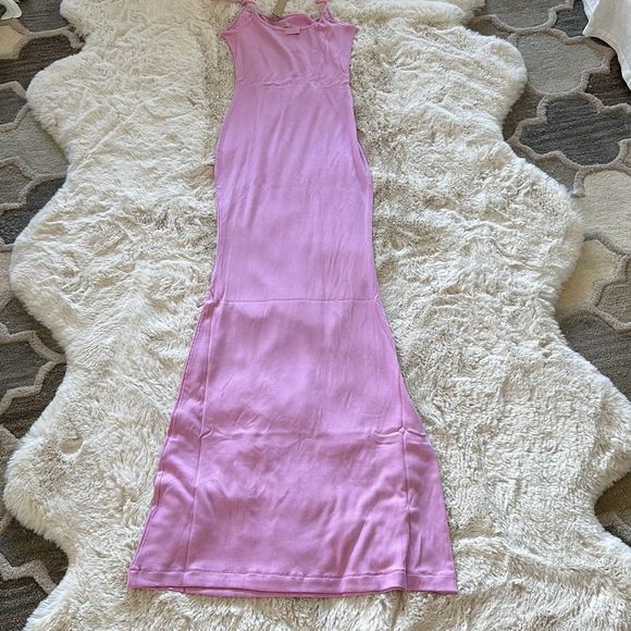 SKIMS Soft Lounge Long Slipdress Petal Size L - Picture 4 of 6